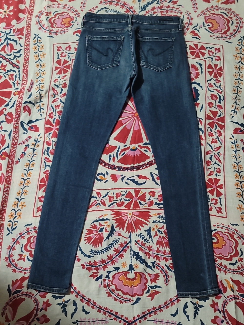 Citizens Of Humanity Avedon Low Rise Skinny Leg Indigo Jeans